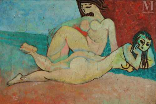 ArtChart | Al Ariyateyn (les deux nues) by Naim Ismail