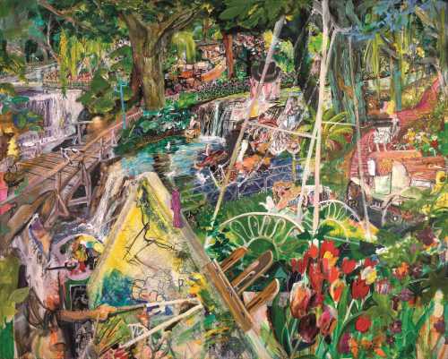 آرتچارت | نقاش امپرسیونیست و دیگران در پارک آبی از ارسیا مقدم