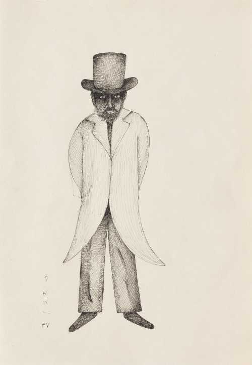 ArtChart | Untitled (Man with Top Hat) by Ardeshir Mohasses