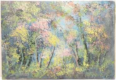 ArtChart | Trees with a Splash of Colour by Manouchehr Niazi