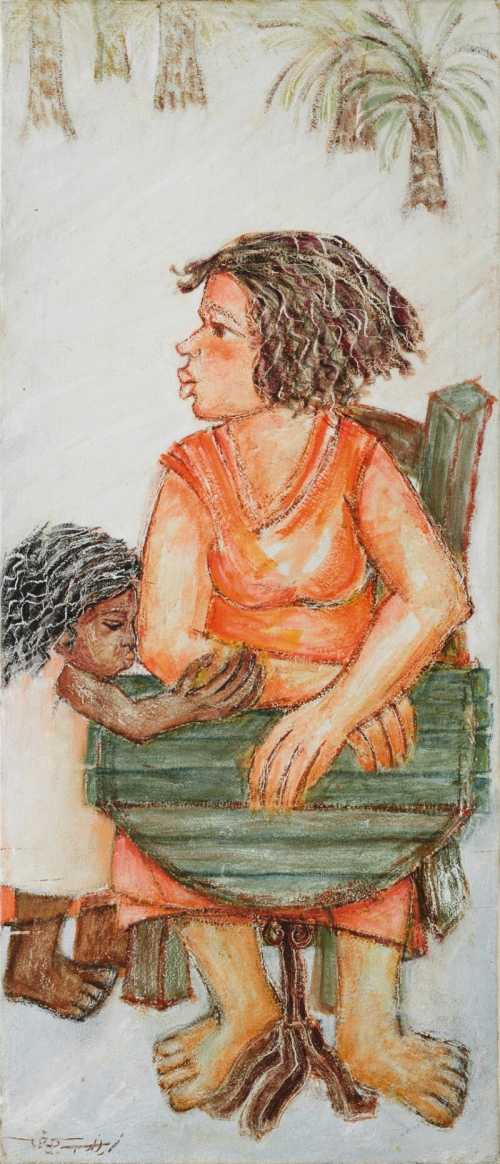 ArtChart | Untitled (Mother and Daughter) by Zeinab Al Sageny