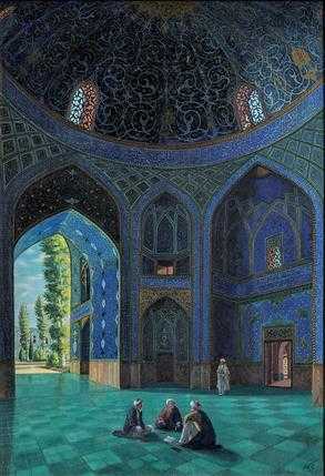ArtChart | The Sanctuary of the Charbagh School in Isfahan by Isa Bahadori