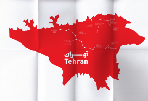 ArtChart | Tehran's map by Farhad Fozouni