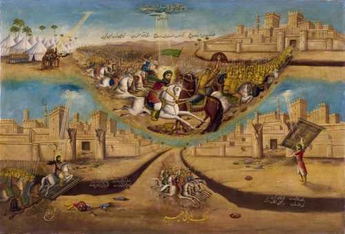 ArtChart | The Historical Battle of Kheybar by Mohammad Madabber