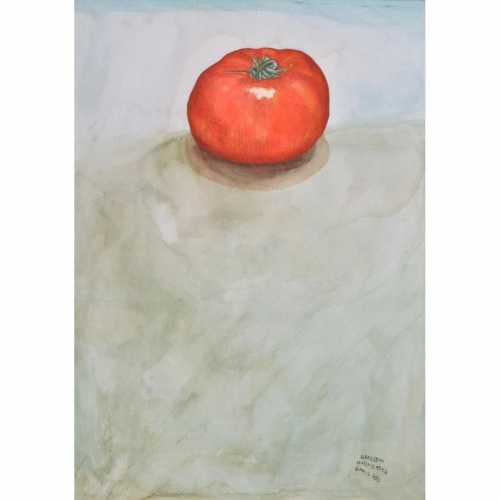 ArtChart | Still life of a tomato by Ghassem Hajizadeh