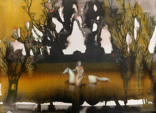 ArtChart | Among the yellow leaves by Maneli Manoochehri