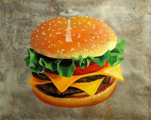 ArtChart | Hamburger from the Bulimia series by Hamed Sahihi