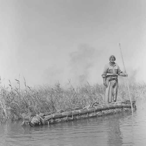 آرتچارت | پیرمرد و توتن دریاچه هامون از ساسان مویدی