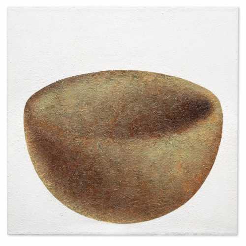 ArtChart | Gold Leaf Bowl with Green Hue by Farhad Moshiri