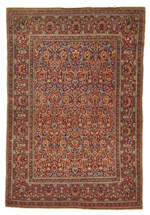 آرتچارت | قالیچه کورک کاشان، مرکز ایران، در حدود 1910م از هنرمند ناشناس