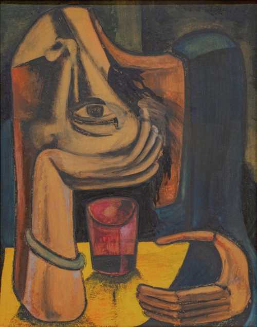 ArtChart | Untitled (The Drinker) by Fouad Kamel