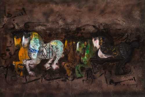 ArtChart | اسب ها by Nasser Ovissi