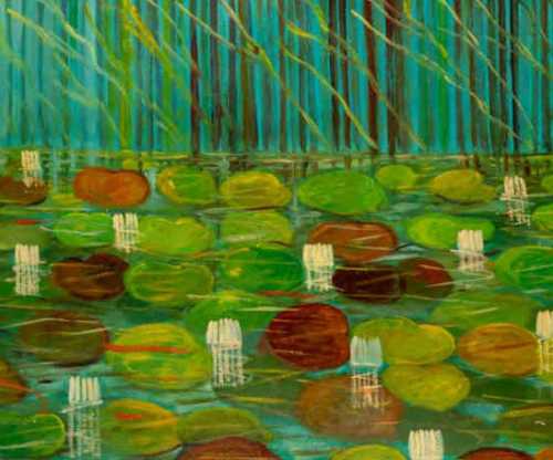 ArtChart | The water lilies of the lake by Bibi Zogbe