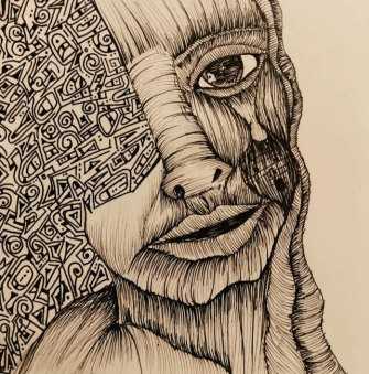 ArtChart | Self-portrait by Mania Jalali Farahani