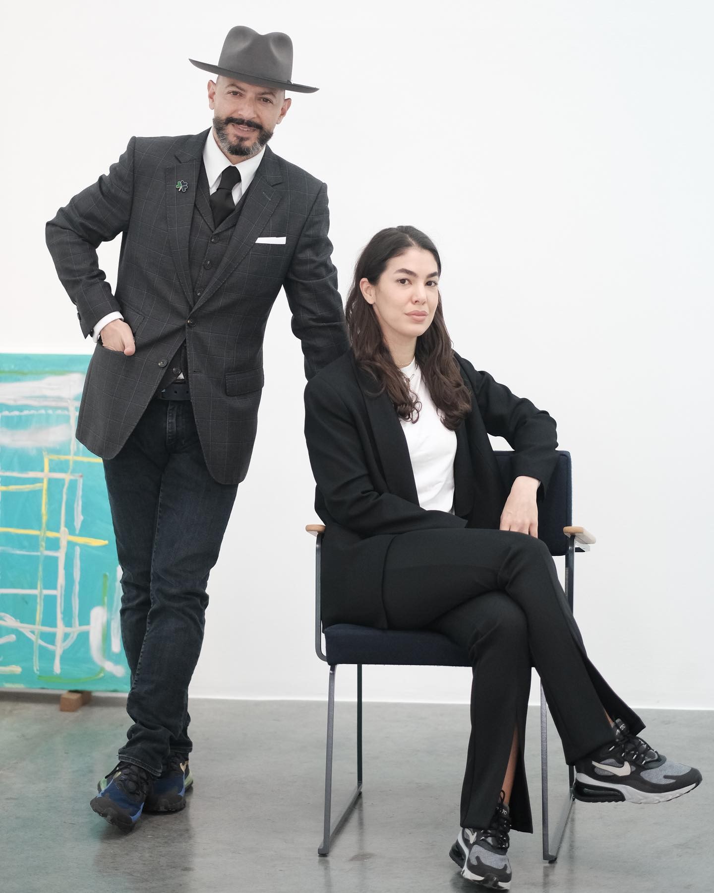  Kourosh Nouri & Nadine Knotzer, co-founders of Carbon 12 gallery
